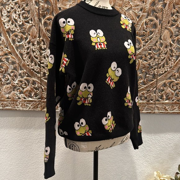 Hello Kitty & Friends + Forever 21 Keroppi Crewneck Sweater- size M - Picture 4 of 15